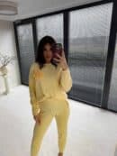 Komplet DELANI LONG – bananowy