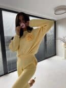 Komplet DELANI LONG – bananowy