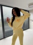 Komplet DELANI LONG – bananowy