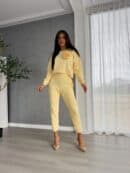 Komplet DELANI LONG – bananowy