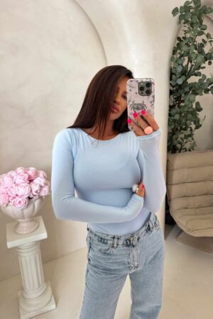 Bluzka LINDA - baby blue