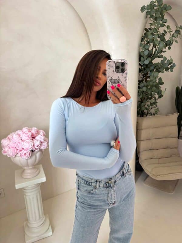 Bluzka LINDA - baby blue