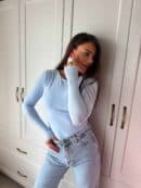 Bluzka LINDA - baby blue