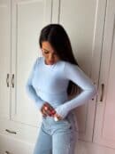 Bluzka LINDA - baby blue