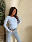 Bluzka LINDA - baby blue