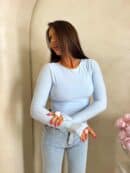 Bluzka LINDA - baby blue