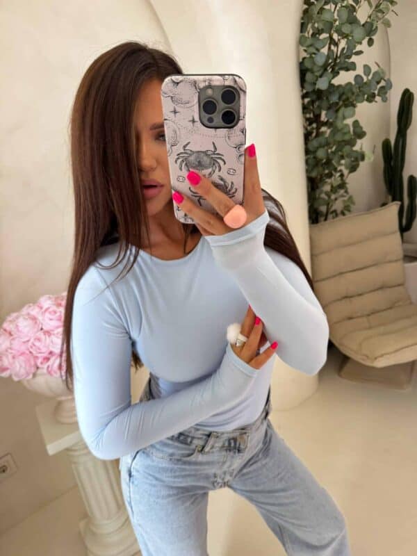 Bluzka LINDA - baby blue