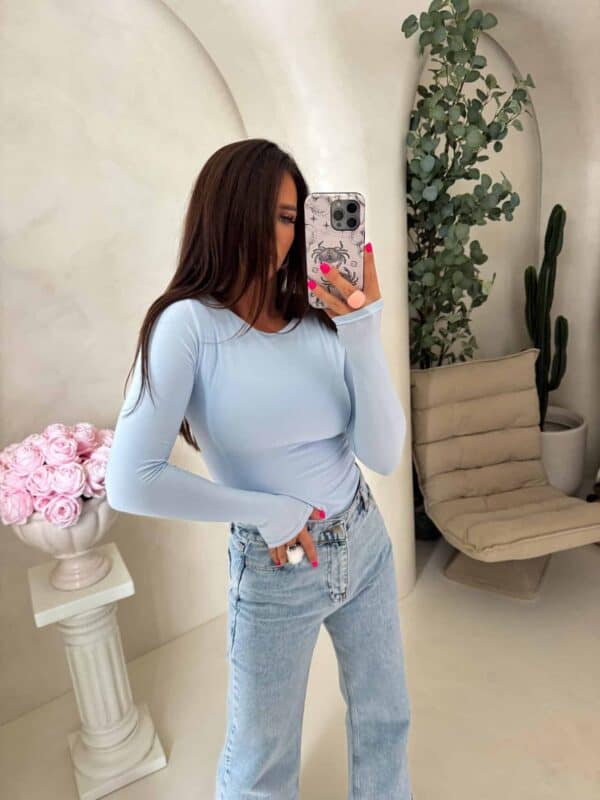 Bluzka LINDA - baby blue