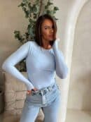 Bluzka LINDA - baby blue