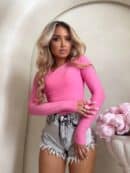 Bluzka LINDA - różowa