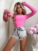 Bluzka LINDA - różowa