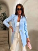 Marynarka LONG – baby blue