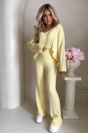 Komplet CANDICE – cytrynowy