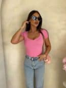 Bluzka MALUMA - różowa Bluzka MALUMA - różowa