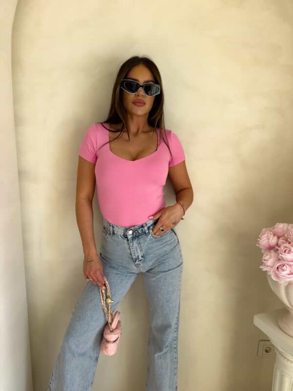 Bluzka MALUMA - różowa Bluzka MALUMA - różowa