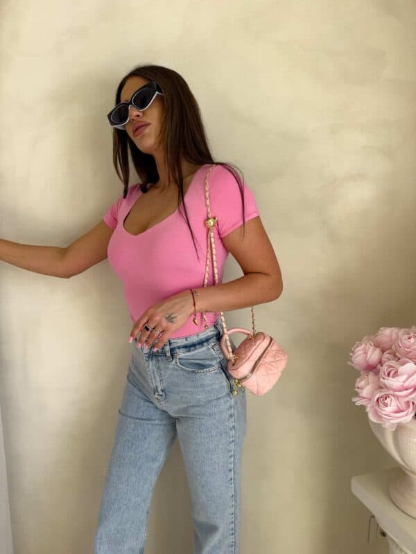 Bluzka MALUMA - różowa Bluzka MALUMA - różowa