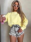 Bluza LOVE - cytrynowa