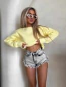 Bluza LOVE - cytrynowa