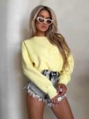 Bluza LOVE - cytrynowa