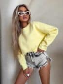 Bluza LOVE - cytrynowa