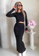 Komplet MELBOURNE – czarny