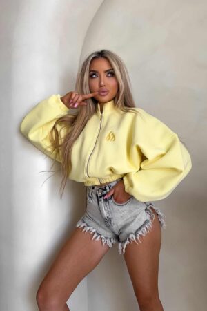 Bluza BESTIE - cytrynowa