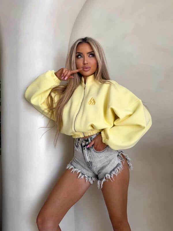 Bluza BESTIE - cytrynowa