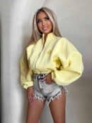 Bluza BESTIE - cytrynowa