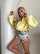 Bluza BESTIE - cytrynowa