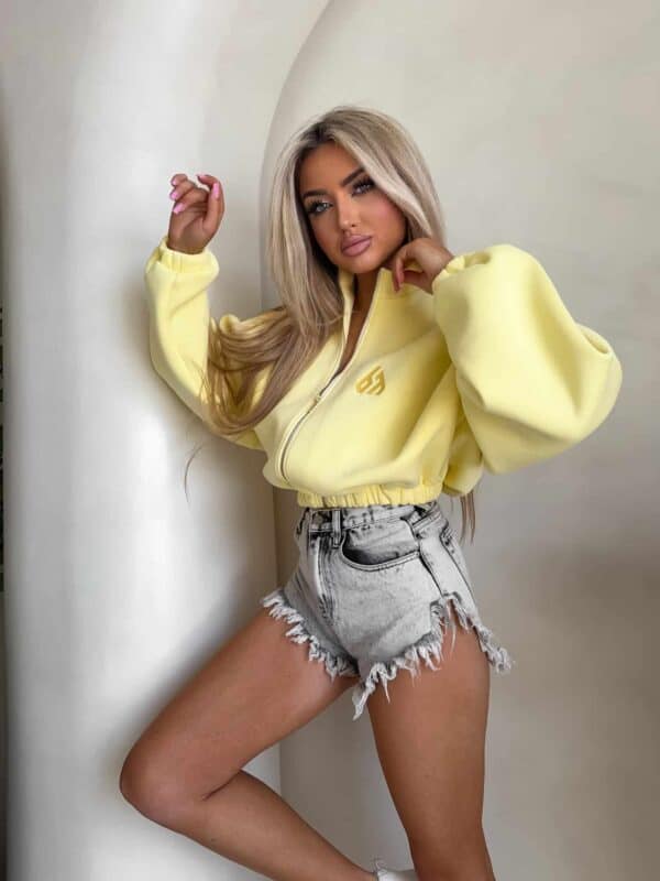 Bluza BESTIE - cytrynowa