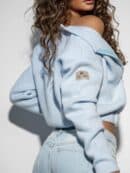 Bomberka MOHAIR - błękitna