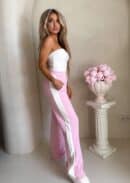 Spodnie LAMPAS - różowe