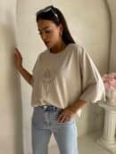 T-shirt NIRVANA – jasny beż T-shirt NIRVANA – jasny beż