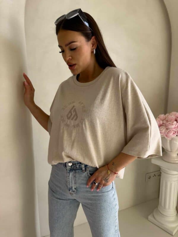 T-shirt NIRVANA – jasny beż T-shirt NIRVANA – jasny beż