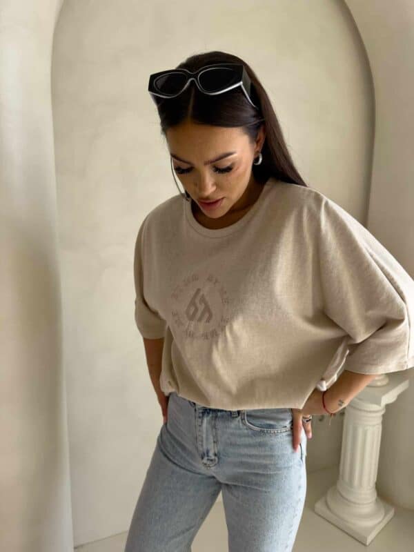 T-shirt NIRVANA – jasny beż T-shirt NIRVANA – jasny beż