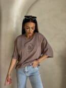 T-shirt NIRVANA – ciemny beż T-shirt NIRVANA – ciemny beż