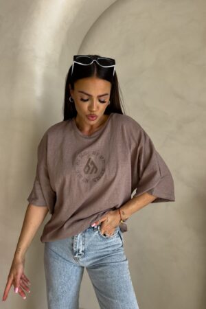 T-shirt NIRVANA – ciemny beż T-shirt NIRVANA – ciemny beż