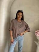 T-shirt NIRVANA – ciemny beż T-shirt NIRVANA – ciemny beż