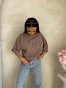 T-shirt NIRVANA – ciemny beż T-shirt NIRVANA – ciemny beż