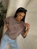 T-shirt NIRVANA – ciemny beż T-shirt NIRVANA – ciemny beż