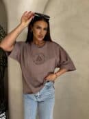 T-shirt NIRVANA – ciemny beż T-shirt NIRVANA – ciemny beż