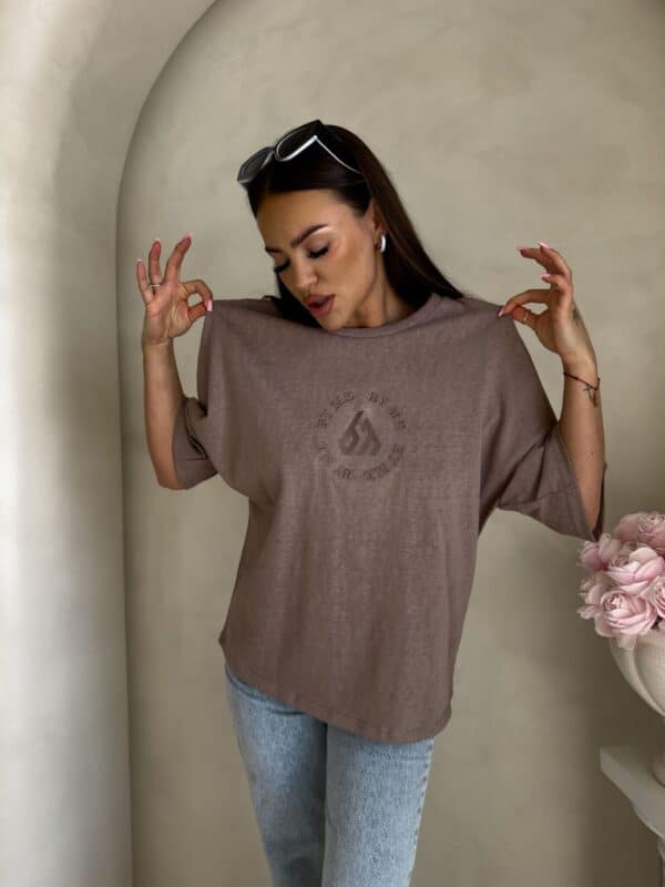 T-shirt NIRVANA – ciemny beż T-shirt NIRVANA – ciemny beż