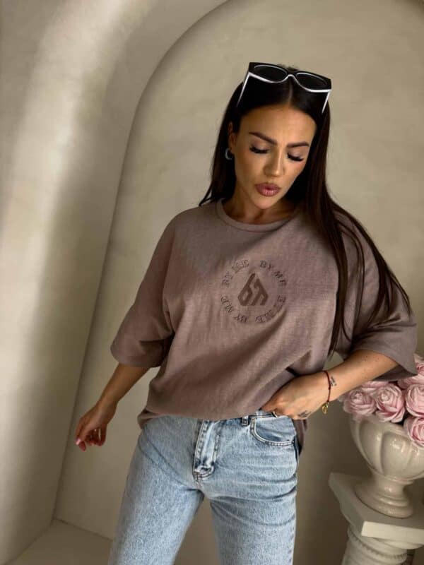 T-shirt NIRVANA – ciemny beż T-shirt NIRVANA – ciemny beż