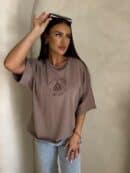 T-shirt NIRVANA – ciemny beż T-shirt NIRVANA – ciemny beż