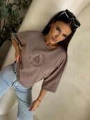 T-shirt NIRVANA – ciemny beż T-shirt NIRVANA – ciemny beż