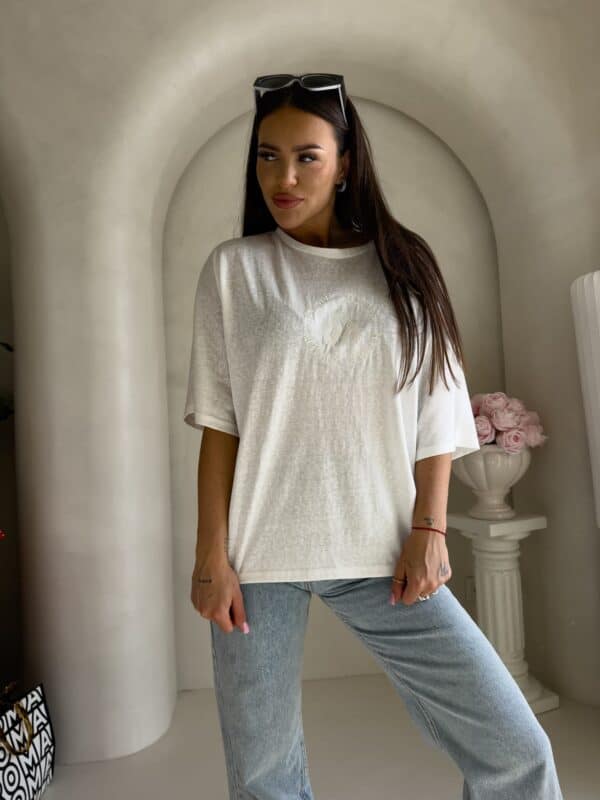 T-shirt NIRVANA – ecru