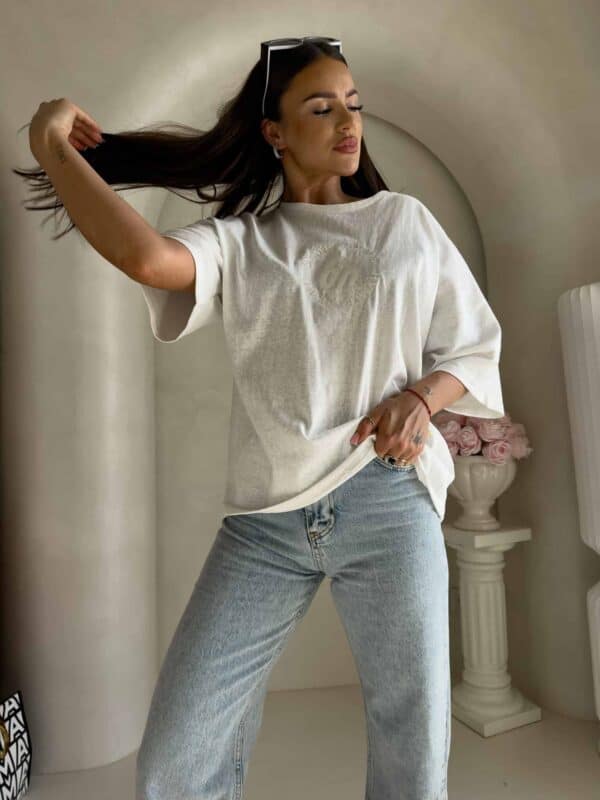 T-shirt NIRVANA – ecru