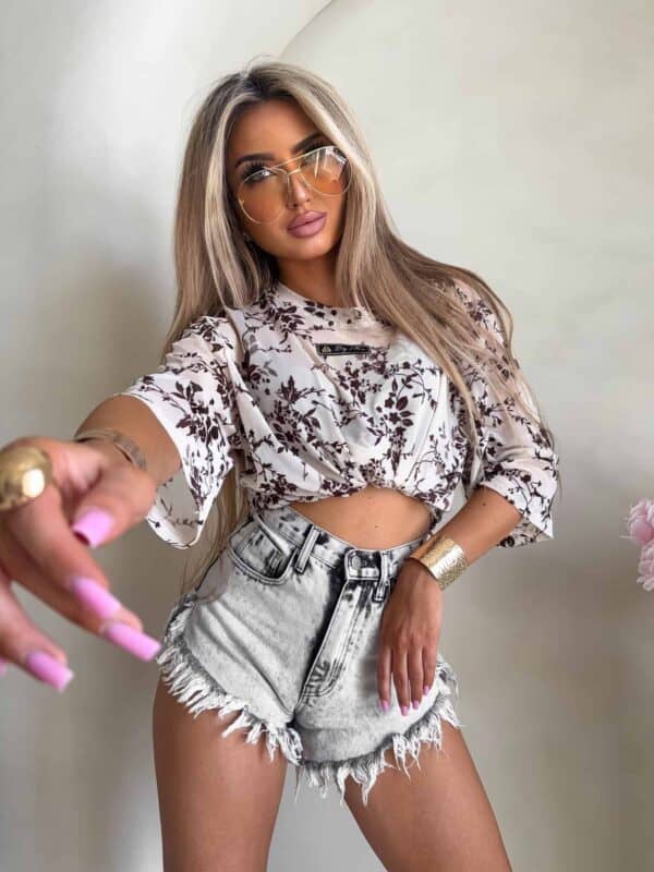 Bluzka MARMARIS print - twig