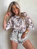 Bluzka MARMARIS print - twig