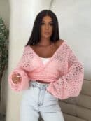 Kimono RICE - różowe